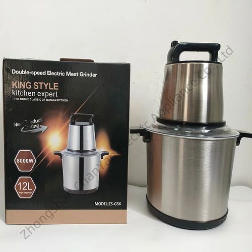 6L Stainless Steel Meat Grinder Yam Pounder and Fufu Machine for Home Use
