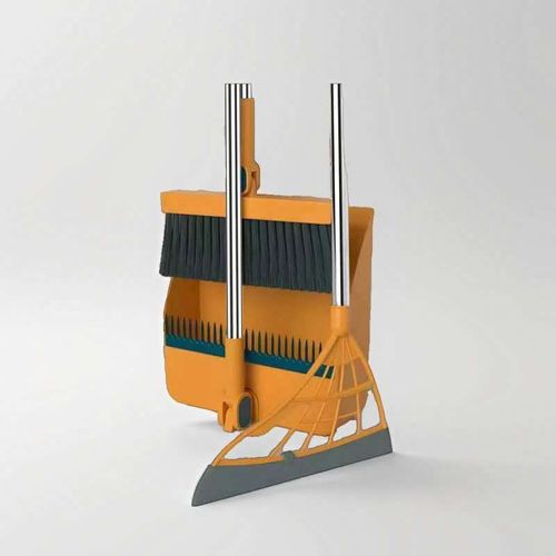 Home Folding Broom Set Enlarged Thick Dustpan Broom Set