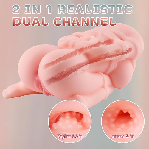 1.71lb SM Sex Doll Male Masturbators, 2 in 1 SexToy with Pocket Pussy Ass Adult Sex Toys for Men, Comic Adaptation with Realistic Vagina Anus Mini Sex Dolls for Men