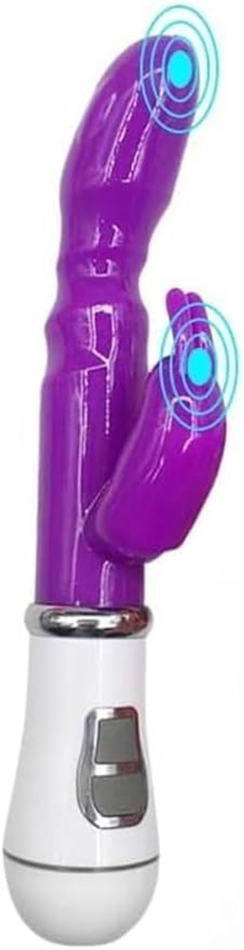 G-Spot Rabbit Vibrator Waterproof & Quiet Clitoral Stimulator for Women Adult Sex Toy for Solo & Couples Play