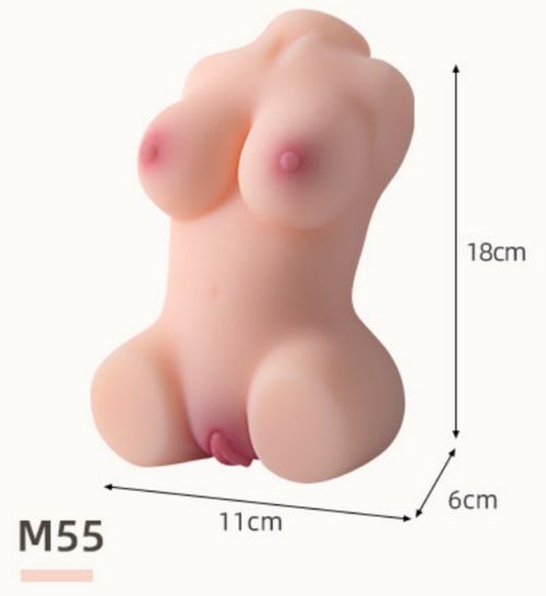 1.26LB Realistic Portable Mini Torso Sex Doll, Small Sex Love Doll,Lifelike TPE Male Masturbator with Pocket Pussy Vaginal,Real Solid Dolls for Sex,Adult Sex Toy for Men with Breasts Boobs Butt Ass