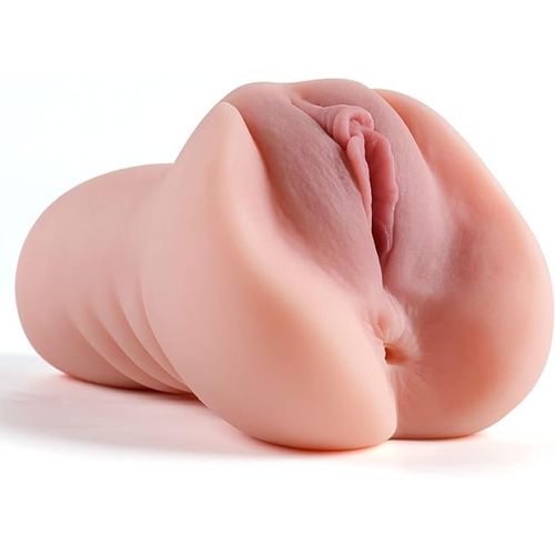 650g Realistic 2in1 Sex Doll Mens Sex Toys for Men Male Masturbation Toy Cup with 3D Vagina and Tight Anus Pocket Pussy Stroker Adult Toys Male Masturbator