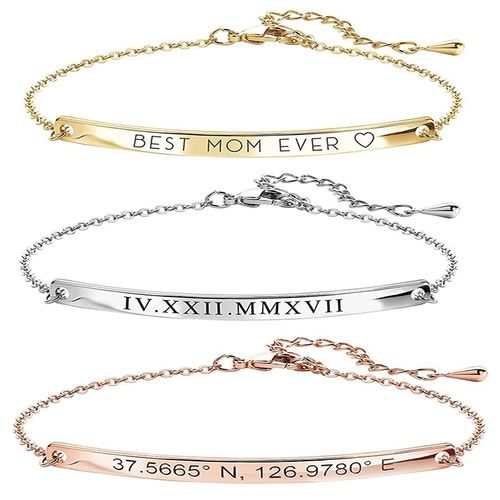 Personalized Engraved Bracelet💞