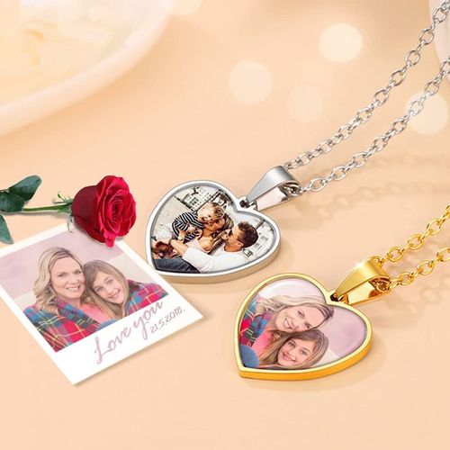 Personalized Photo Text  Necklace🎡