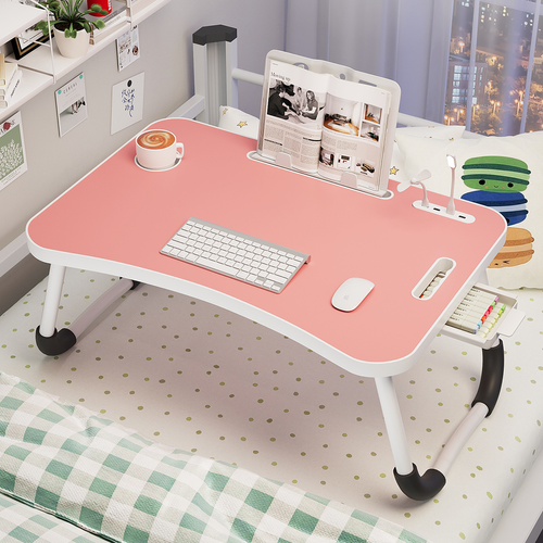 Folding computer table, bedside folding table, lazy table