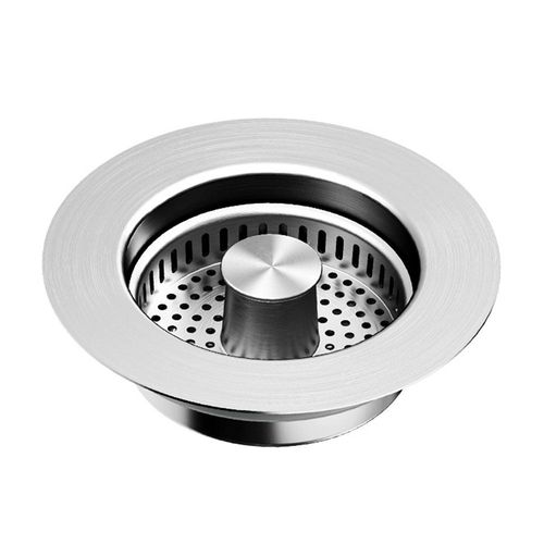 Stainless steel kitchen sink filter screen vegetable washing floor drain sink vegetable pool universal bounce core
