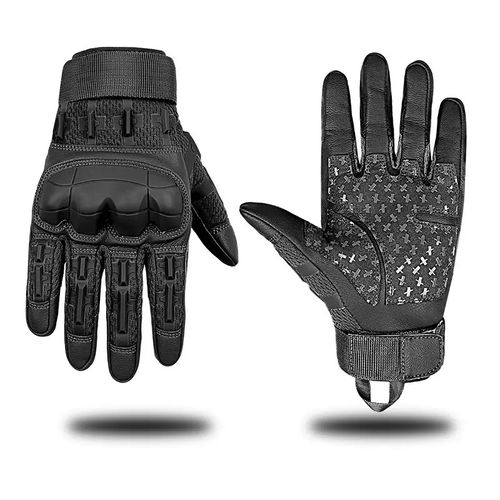 Tactical gloves five-finger touch screen outdoor sun protection non-slip motorcycle impact resistance wear-resistant L size