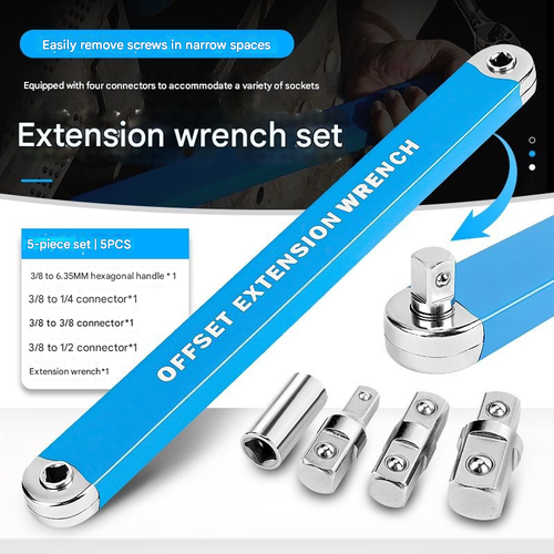 Ratchet extension wrench Offset extension wrench Multi-function universal adjustable wrench