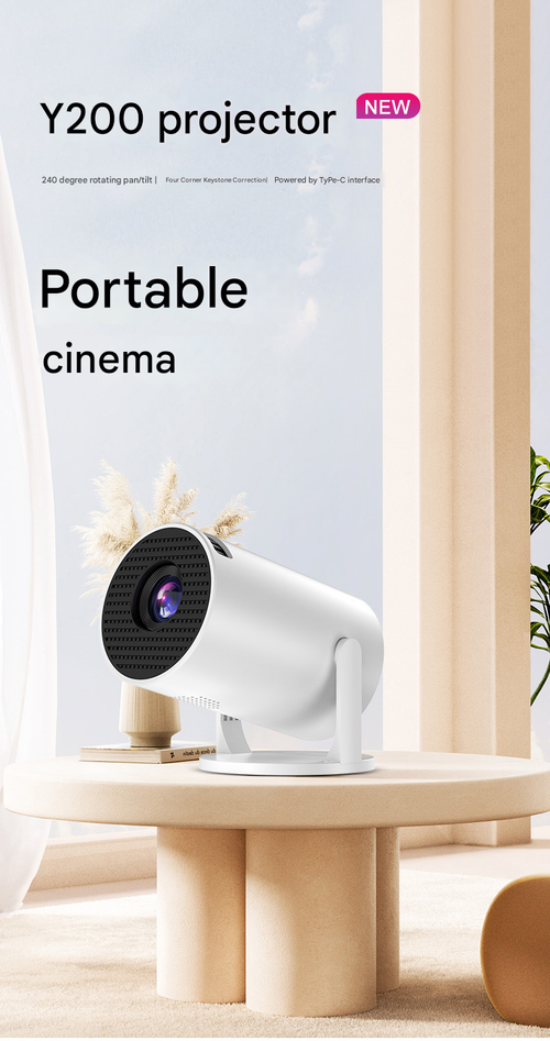 Home 1080p Projector HD Smart Android Home Theater Portable New Projector