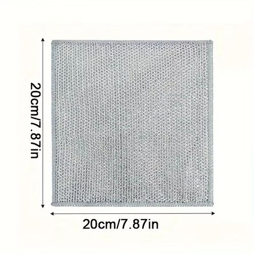 Magic Cleaning Cloth Kitchen Dishwashing Towel Metal Wire Cleaning Rag for Dishwashing Tools