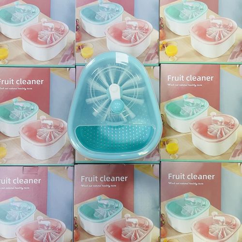 No need to wash your hands Fruit and vegetable washing machine Remove pesticide residues and stains Vegetable washing drain basket