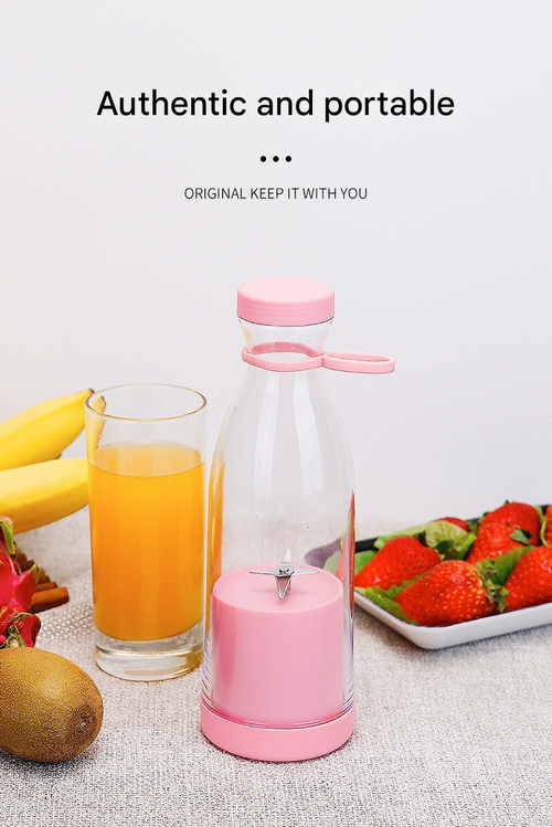 Electric juicer 6 blades mini cyclone juicer cup home portable multi-function juicer cup