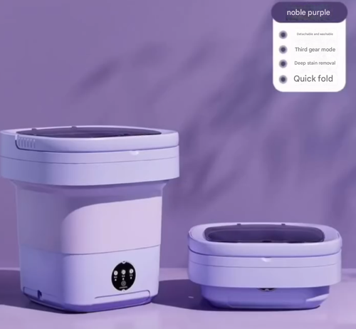 Portable folding washing machine fully automatic mini underwear socks special washing and drying