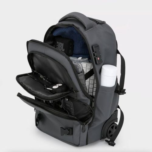 Unisex Large Capacity Oxford Vacuum Travel Bag, High Quality Zipper Seal Valve Backpack, Fashionable and Waterproof for Laptops