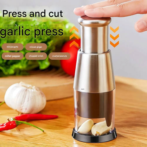 Stainless Steel Manual Garlic Press Garlic Grinder