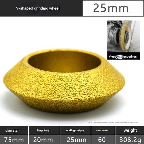 Brazing stone grinding wheel diamond grinding wheel tile marble slotting granite slotting grinding tool