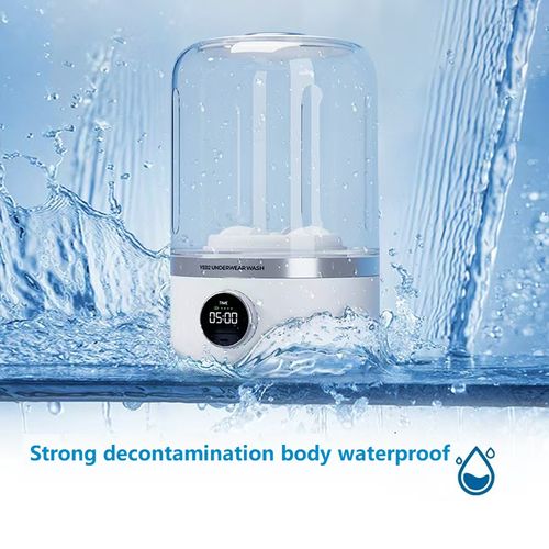 Mini washing machine blue light sterilization portable mother and baby washing underwear socks underwear professional underwear washing cup