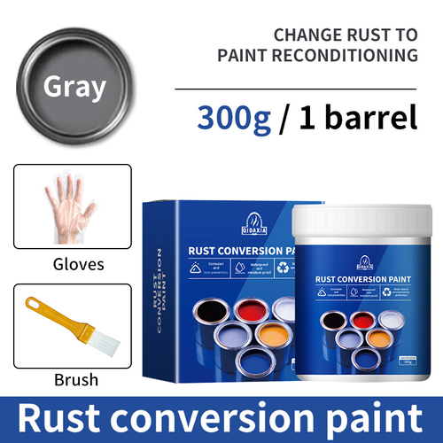Water-based anti-rust paint Metal paint Anti-rust conversion paint Color steel tile renovation Rust fixing agent