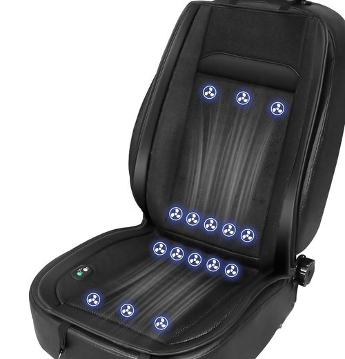 Car ventilation seat cushion cooling seat cushion summer cold wind breathable heat dissipation cooling cushion truck backrest with fan