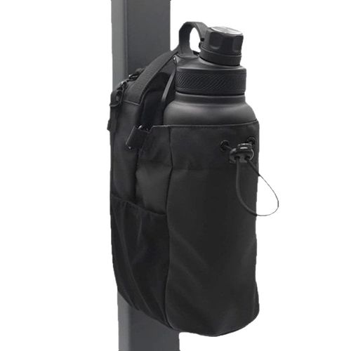 Gym portable magnetic water bottle bag outdoor sports mobile phone water cup messenger bag cycling bag