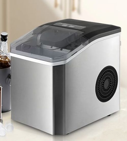 Máquina de Gelo Automática Doméstica | Gelo em Bala e Esférico, Produção Contínua 24h
