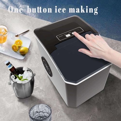 Máquina de Gelo Automática Doméstica | Gelo em Bala e Esférico, Produção Contínua 24h