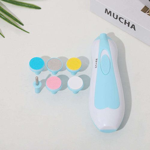 Equipamento elétrico para unhas de bebê, conjunto de ferramentas para cuidado com as unhas infantil portátil e seguro