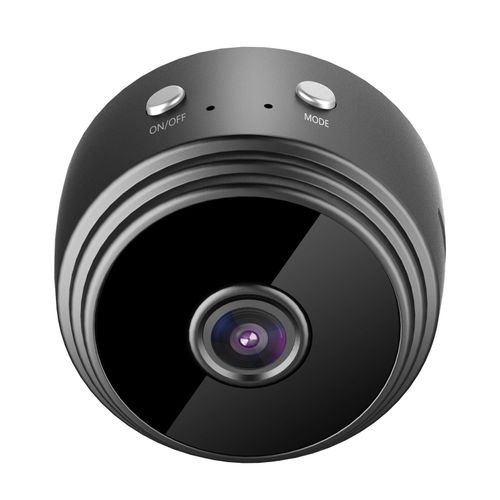 Câmera de monitoramento inteligente remoto WiFi sem fio HD, câmera de vigilância interna doméstica com visão noturna