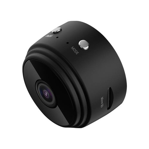 Câmera de monitoramento inteligente remoto WiFi sem fio HD, câmera de vigilância interna doméstica com visão noturna
