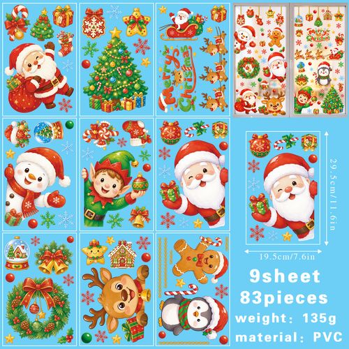 Cartoon Christmas stickers