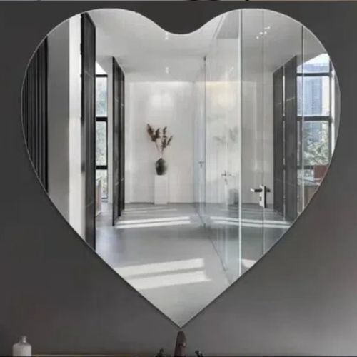 Love-themed mirror wall sticker