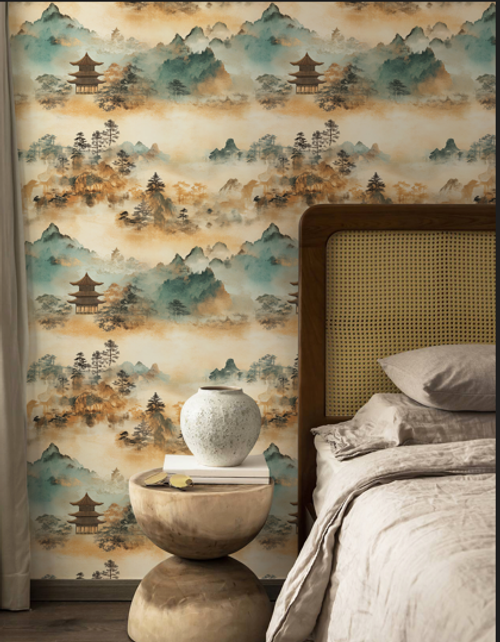 Chinese-style wallpaper