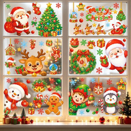 Cartoon Christmas stickers