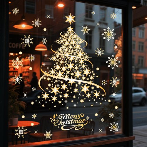 Christmas snowflake sticker