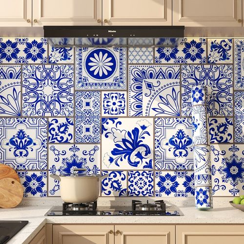 Bohemian style wallpaper