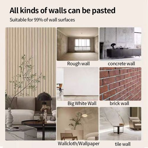 Wood grain wall sticker