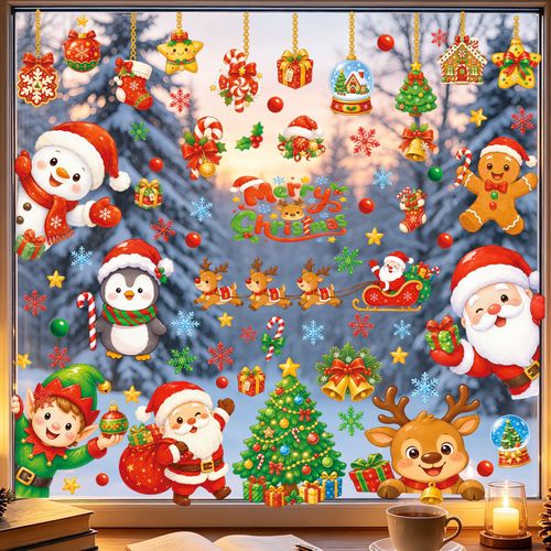 Cartoon Christmas stickers