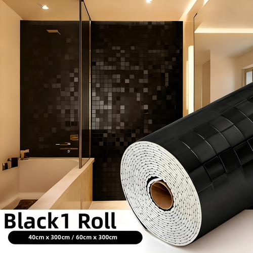 Mosaic metal wall sticker