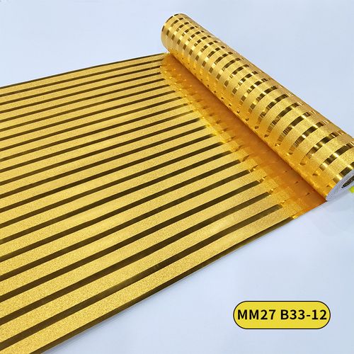 Metal stripe wall sticker