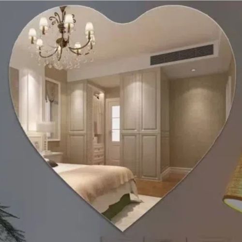 Love-themed mirror wall sticker