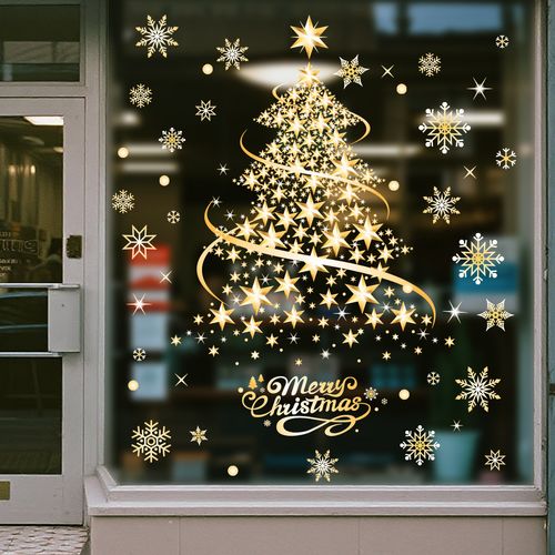 Christmas snowflake sticker