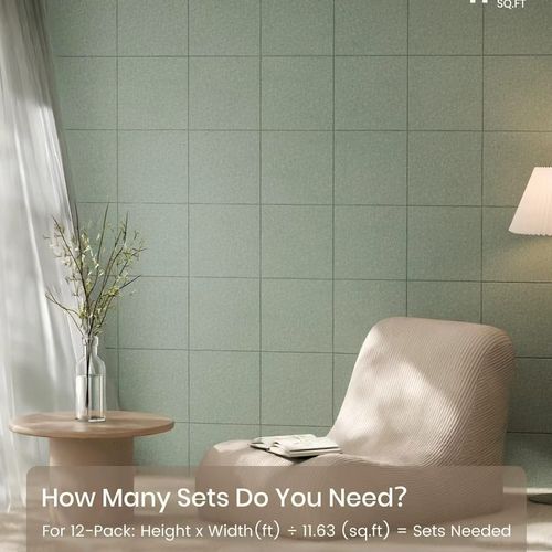 Acoustic felt wall sticker