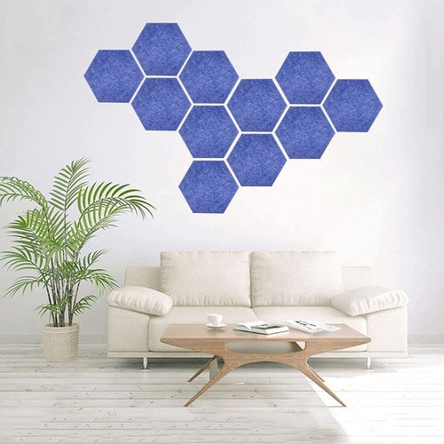 Hexagonal sound-absorbing wall sticker