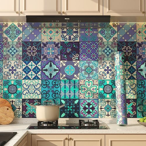Bohemian style wallpaper