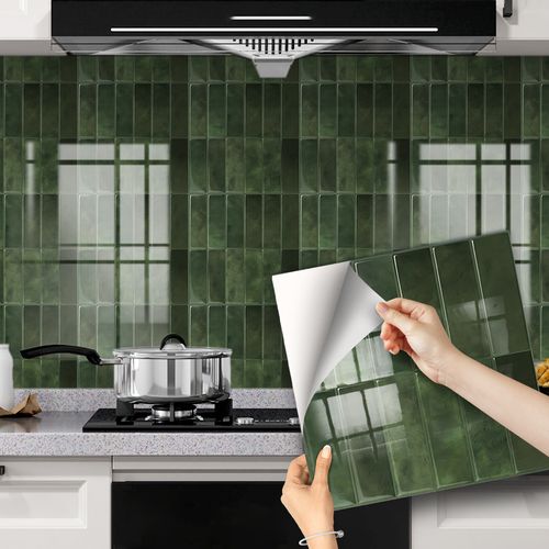 Striped tile wall sticker