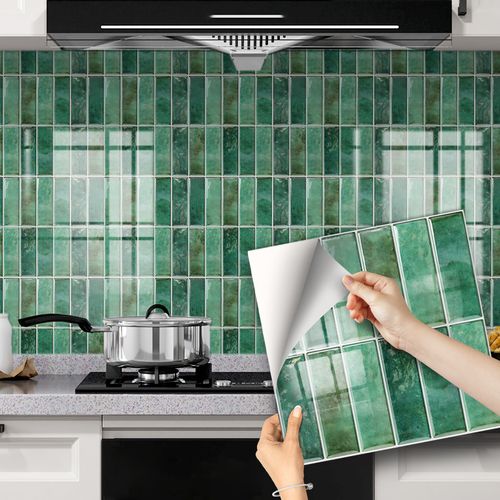 Striped tile wall sticker