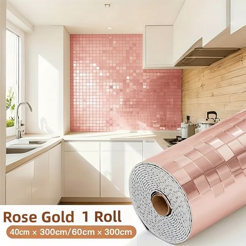 Mosaic metal wall sticker