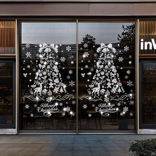 Christmas door and window stickers