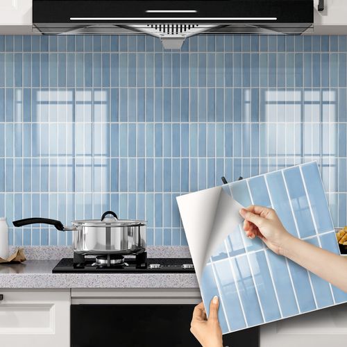 Striped tile wall sticker