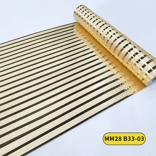 Metal stripe wall sticker